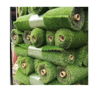 China 25mm Leisure Mat Roll Artificial Grass For Outdoor Garden 4*25m / 2*25m for sale