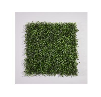 China Minimalist UV Protected Artificial Boxwood Panels Artificial Boxwood Hedge Milan Wall Panel for sale