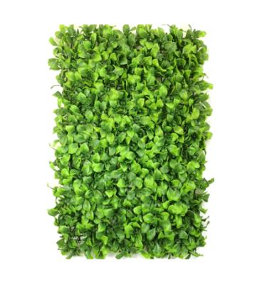 China Minimalist UV Protected Artificial Boxwood Hedge Wall Panel Artificial Boxwood Panel For Garden for sale