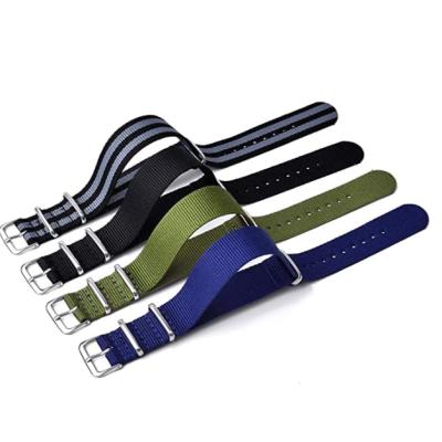 China Custom Wholesale Ribbon Nato Strap Watch for sale