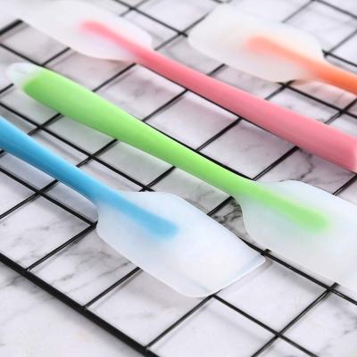 China Disposable Silicone Scraper for Stirring Sugar Cake Cream Brush Shovel Rolled Set for sale