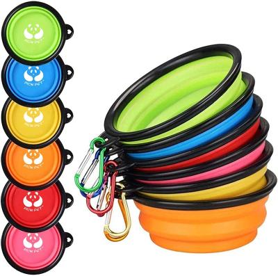 China Best Products Viable Selling Collapsible Silicone Dog Bowl Dog For Dog Water Bottle Collapsible Silicone Pet Bowls for sale