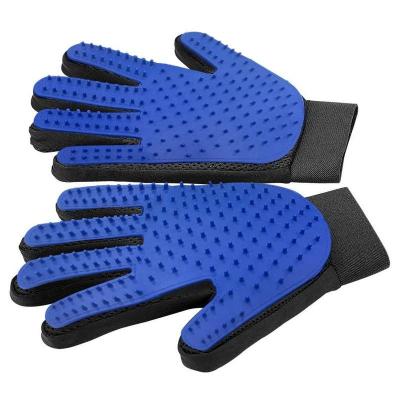 China 2022 Viable Hot Selling Silicone Hair Removal Bath Cat And Dog Pet Grooming Gloves Pet With Pin 259 for sale