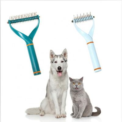 China 2022 Viable Product High Quality Automatic Cat Shaving Brush Removing Dog Hair Comb Self Cleaning Dog Pet Grooming Brush for sale