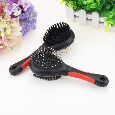 China Viable Factory Direct Double Sided Bathing Massage Brush Dog Grooming Needle Comb Knot Hair Removal Comb Pet Supplies Small for sale