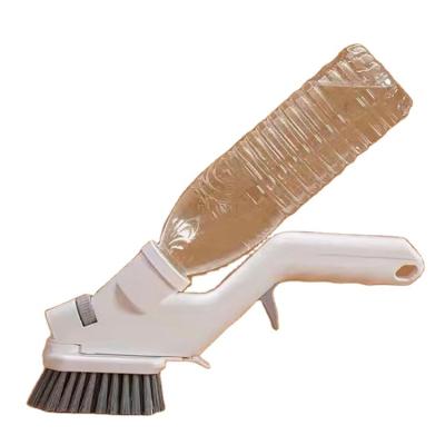 China Low Moq Convenient Indoor Hand Held Plastic Cleaning Brush White Cleaning Brush Clean for sale