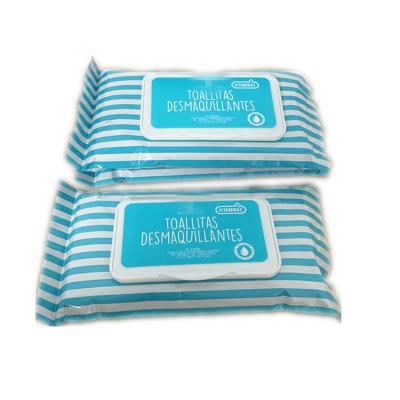 China Portable Non Woven Bag Daily Soft Cleaning And Makeup Removing Wipes for sale