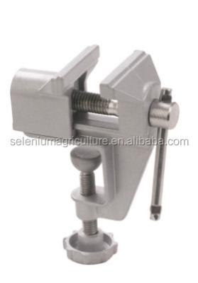 China Aluminum 40mm Clamps Fixed Base Table Vice With Bench Vice Vacuum Base Plate Suction Vice With Clamp for sale