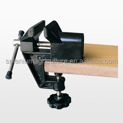 China Factory fixed bench vise with drill clamp for sale