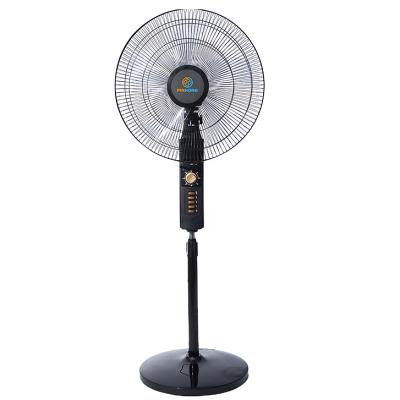 China 2022 newest swinging home appliance 16 18 inch pedestal stand electric fan with remote control low prices motor AC 220V for sale