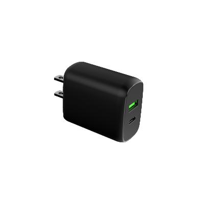 China Mobile phone USB C fast charger, dual port, 25W for sale