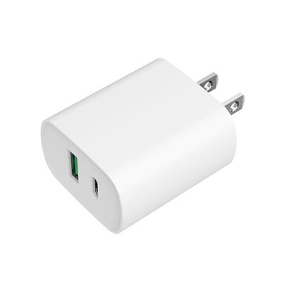 China Portable 2 Port Type C Mobile Phone Hot Sale 20W Travel Charger Palladium Wall Charger For iPhone 12 Smart Phone for sale