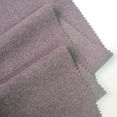 China Brushed Sueded plain dyed cationic dralon fabric high stretch fabric 90/10 polyester spandex knitted fabric for coats and shirts for sale