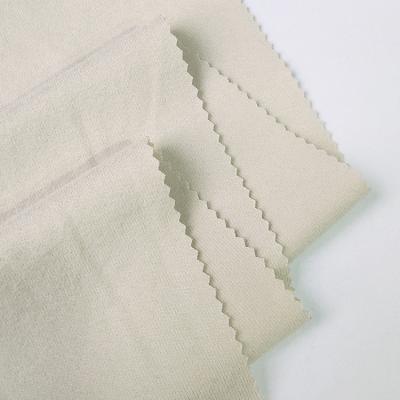 China Brushed Sueded Plain dyed cationic dralon fabric high stretch fabric 90/10 polyester spandex knitted fabric for coats and shirts for sale