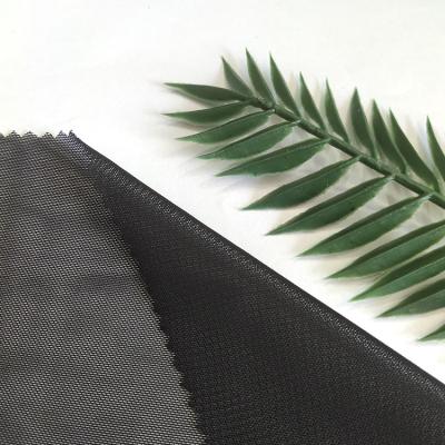 China Breathable Lightweight Memory Mesh Fabric 120gsm 100% Polyester Knit Fabric For Apparel Sports And Summer Wear for sale