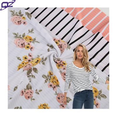 China Custom Memory Print Brushed Peach Finish Stretch Yummy Wide Knit 92/8 Polyester Spandex Rib Fabric For Underwear Pajamas Sweatshirt for sale