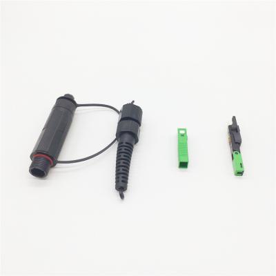 China FTTH Optitap Mini SC Mini SC/APC Outdoor Quick Connector 3.0mm Connector Drop Cable for sale