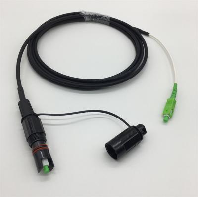 China 1Core MiniSC/APC Connector Corning Optitap MiniSC 5.0MM Outdoor Singlemode Fast Patch Cord for sale