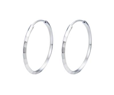 China CLASSIC Creative Design Circle Earrings in 925 Sterling Silver for Ladies for sale