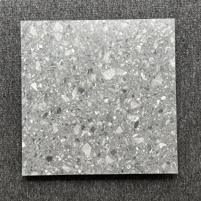 China Modern Bathroom Glazed Matt Antislip Terrazzo Rustic Cement Tile 60x60 for sale