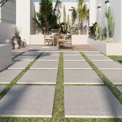 China Gray Color Anti Slip Matt Modern Perfect Exterior Tiles Design Ceramic Flooring for sale