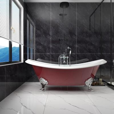 China Glazed Metallic Tiles Porcelain Slab Tile Large Black Marble Floors Marble Slabs For Bathroom for sale