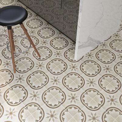 China Modern Indian Encaustic Handmade Cement Ceramic Floor Flower Tiles Design for sale