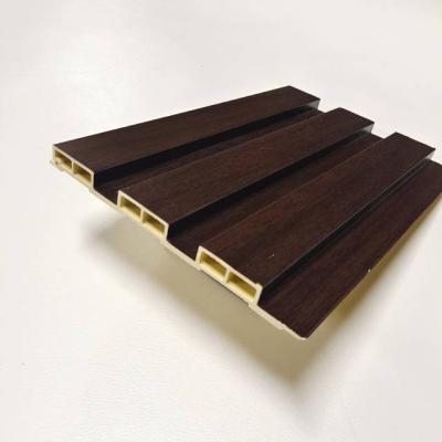 China POGOR WPC Modern Wood-Plastic-Composite Wall Panel Modern Fluted Indoor Decorative Wall Panel for sale