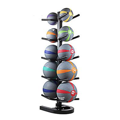 China Cost Effective Gym Equipment Workout Rack Medicine Ball Vertical Medicine Ball Rack 10 for sale