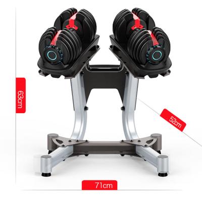 China 50kg Dumbbell Adjustable Dumbbell 80 Pound Eco-friendly Wholesale Dumbbell Pair for sale