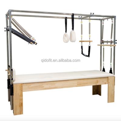 China Hot Selling Pilates Cadillac Luxury Pilates Equipment Reformer QIDO Solid Wooden Wooden Machine for sale