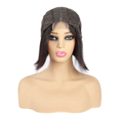 China Net-one-wearwholesale 2x6 Hd Transparent Hair Extensions Hair Wigs Bob Silky Straight Wave Lace Front Wigs for sale