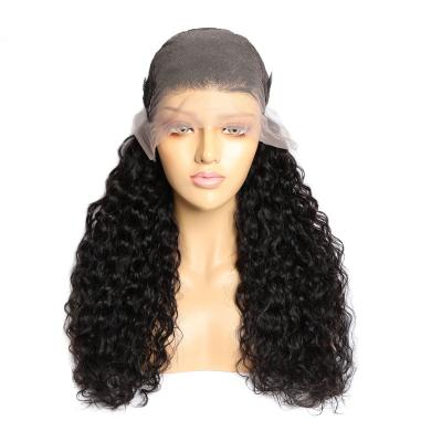 China Hd Water Wave Lace Frontal Wig 13x6 Lace Front Human Hair Wigs Transparent For Black With Baby Women Yiki Water Wave Wigs for sale