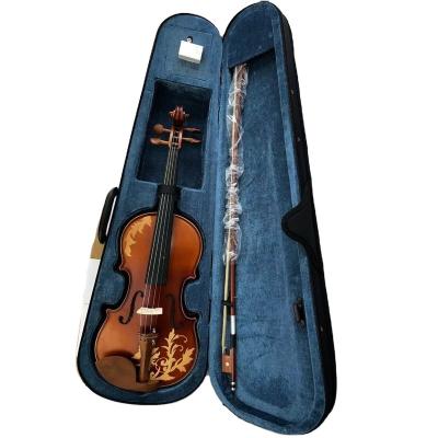 China Solidwood Fir Student Art Major Carving Violin for sale