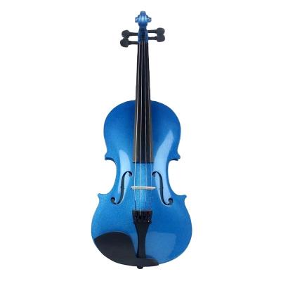 China Cheap Wholesale Colorful Plywood Violins Made in China for sale