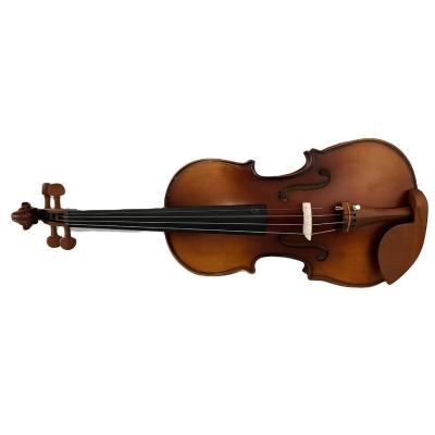 China Handmade Plywood Matte Spray Flames Painting High Quality Violin for sale