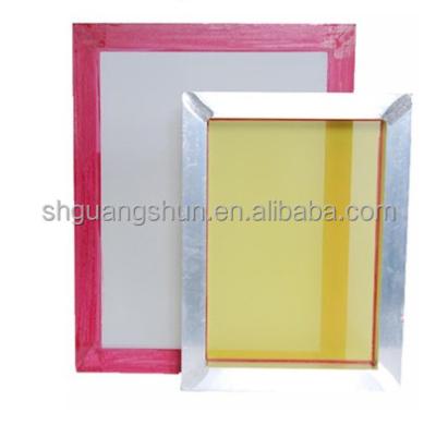 China silk screen printing factory supply silk screen printing frame/aluminum frame with polyester mesh for T-shirt printing for sale