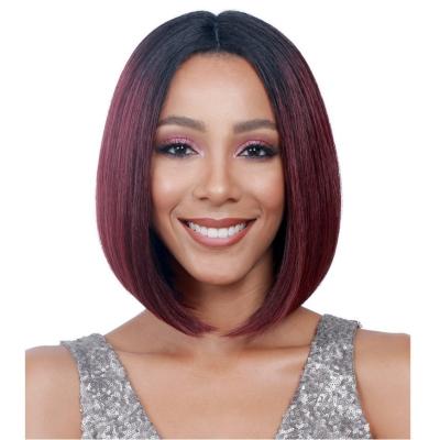 China Cheap Body Wave Manufacturers Wholesale Bobo Human Hair Wigs Wine Brazilian Short Red Head Wear Hair Wigs for sale