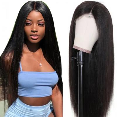 China Black Straight Hair Extension Wigs Wholesale Vendors Fashion Lace Wig Long Straight Hair for sale