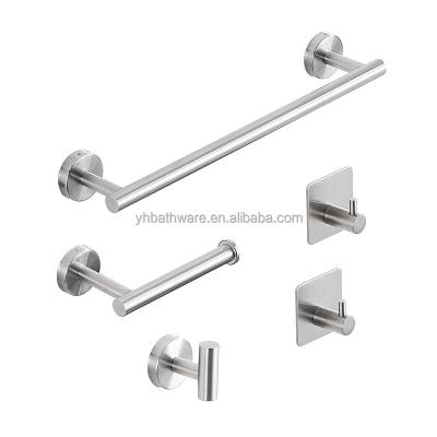 China Sustainable Customized durable cheap complete bathroom hardware stainless steel bathroom accessories set for sale