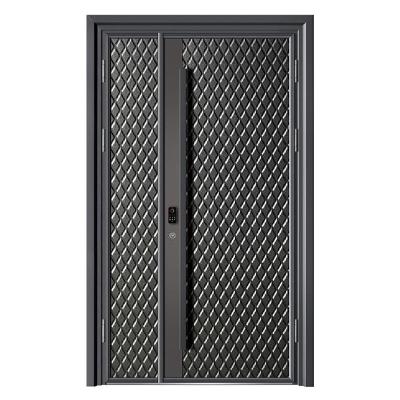 China Modern Design Modern Aluminum Honeycomb Interior Filling Villa Front Door for sale