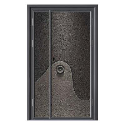 China Modern Luxury Villa Used Front Security Fancy Decorative Double Door for sale