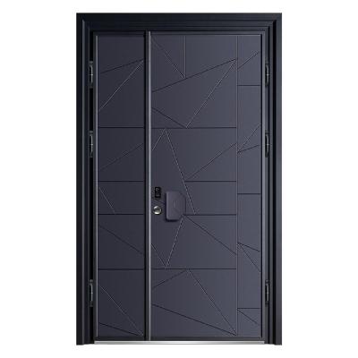 China Modern Style Front Door Casting Modern Villa Aluminum Luxury Design for sale