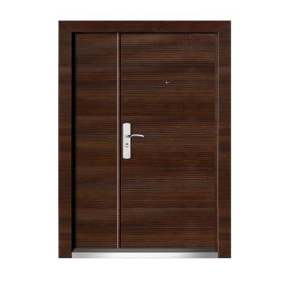 China Modern Steel Mother And Son Security Front Entry Doors for sale