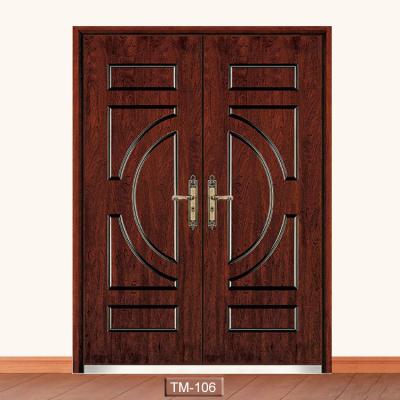 China Modern Front Entry Multi Point Locking Systems Security Door Steel Armored Door For Home for sale