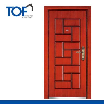 China Modern Basic Track Security Entry Steel Doors Multi-locking Home Used Steel Door for sale