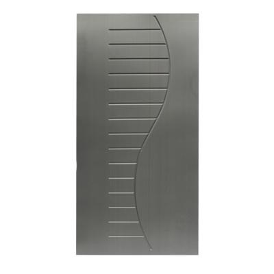 China Easily Assembled Embossed Door Panel Stamped Cold Rolled Steel Door Skin 0.4-1.0mm for sale