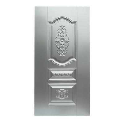 China Easily Assembled Cold-rolled Embossed Steel Galvanized Metal Door Skin For Security for sale