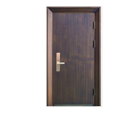 China Modern TOF Pressed Design Galvanized Iron Sheet Steel Main Door for sale