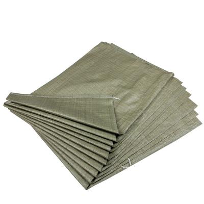 China Factory price 25kg 50kg plain pp woven polypropylene sacks polyethylene 60kg sand bags for sale